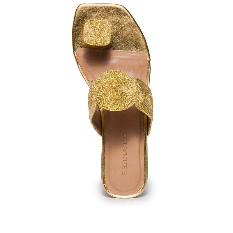 Bernardo Palermo Platte Sandalen Dames Goud | NUC3143UG