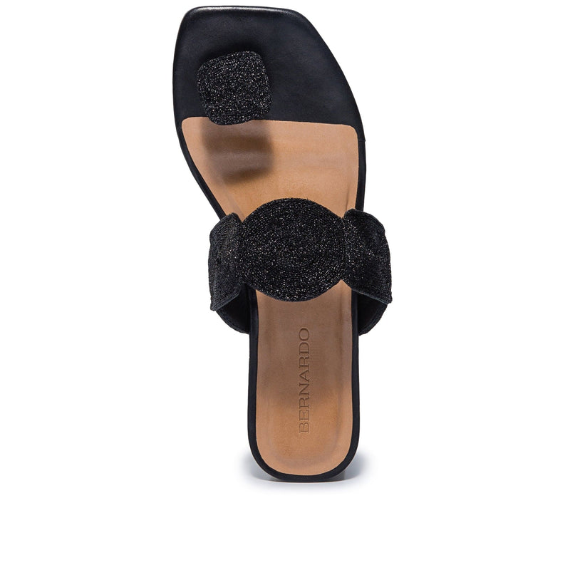 Bernardo Palermo Schuifsandalen Dames Zwart | FXE8859NM