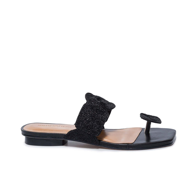 Bernardo Palermo Schuifsandalen Dames Zwart | FXE8859NM