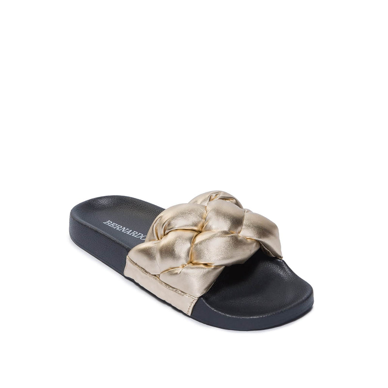 Bernardo Rylee Pool Schuifsandalen Dames Goud | PRR6487CO