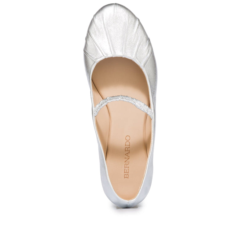 Bernardo Savona Ballerina Ballerinas Dames Zilver | LYV7982YY