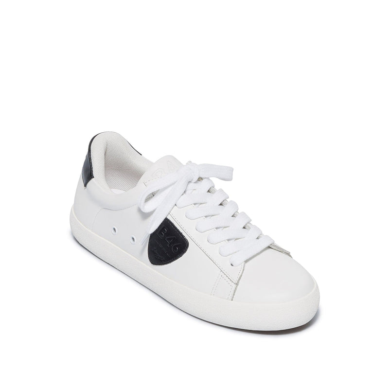 Bernardo Tatum Sneakers Dames Wit Zwart | APC1810WC