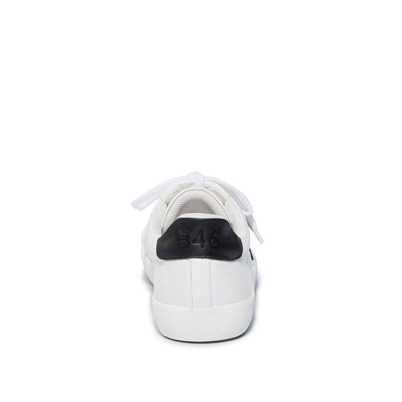 Bernardo Tatum Sneakers Dames Wit Zwart | APC1810WC