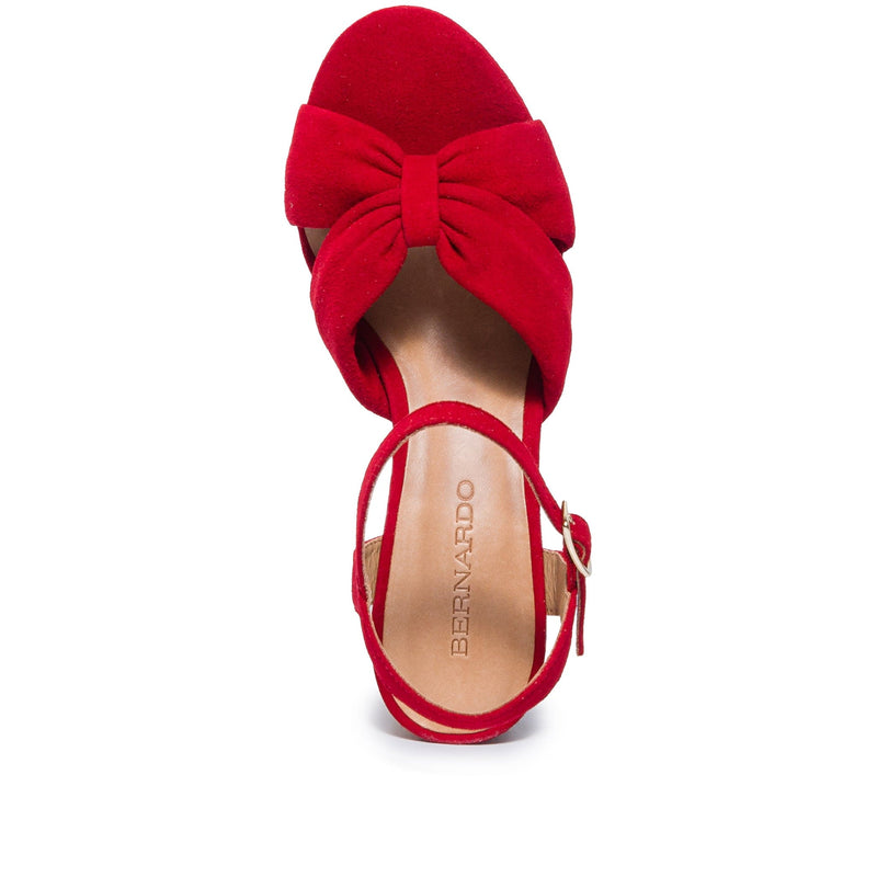 Bernardo Veronika Plateau Sandalen Dames Rood | WIX2168LP