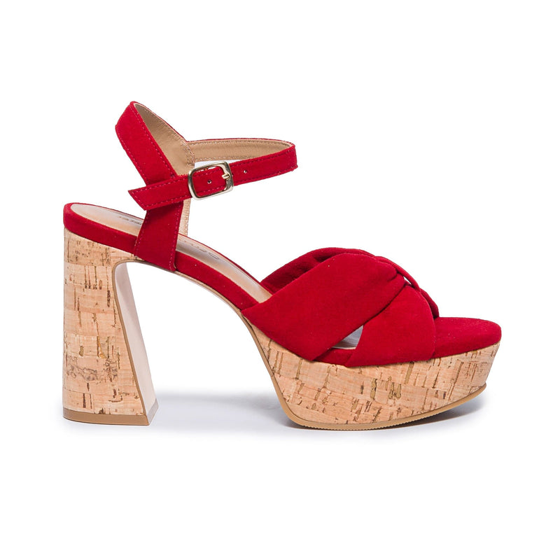 Bernardo Veronika Plateau Sandalen Dames Rood | WIX2168LP