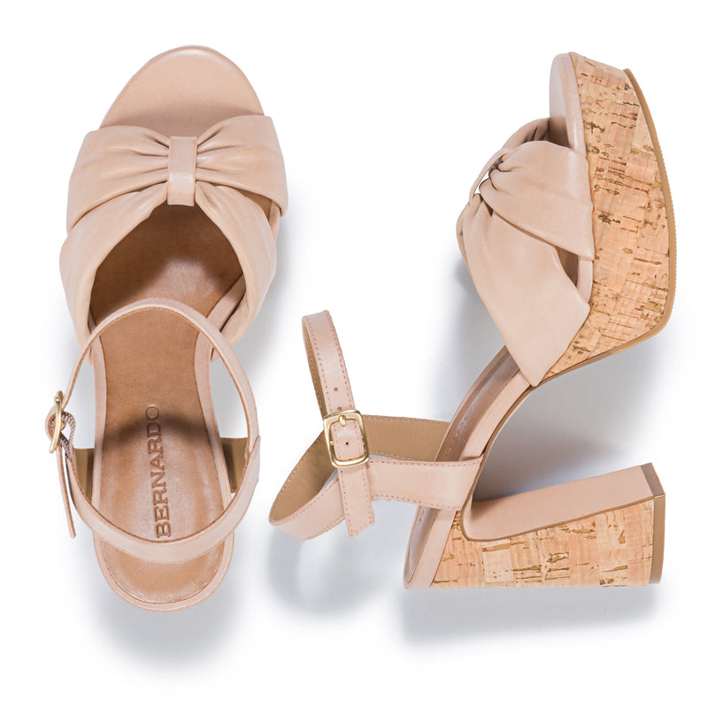 Bernardo Veronika Plateau Sandalen Dames Roze | QTR1792KM